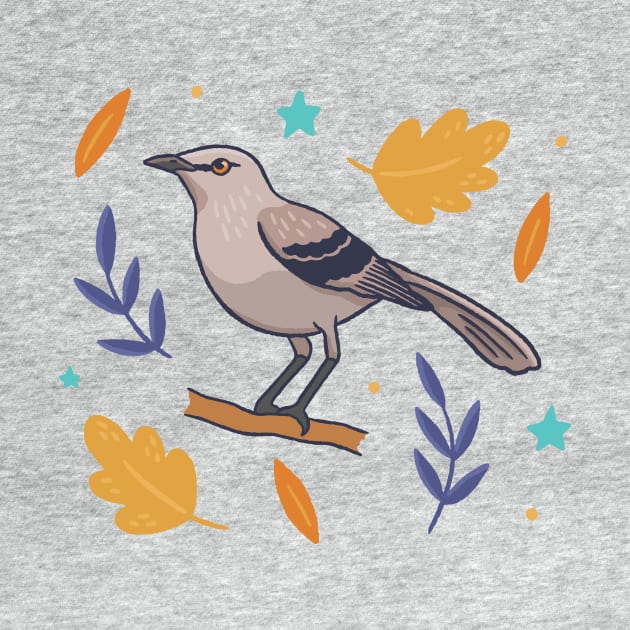 Northern Mockingbird by Katie Nieland Art